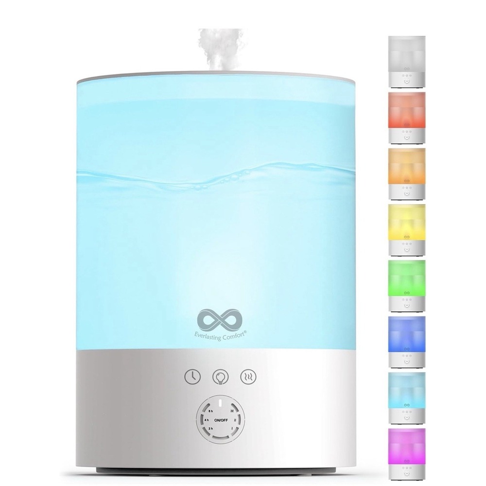 Everlasting Comfort 2.5L Top Fill Humidifiers for Bedroom, 2.5L‎ - Quiet Easy...